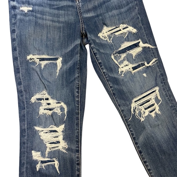 American Eagle Curvy Super Hi-Rise Jegging Next Level Stretch Jeans - Picture 3 of 9